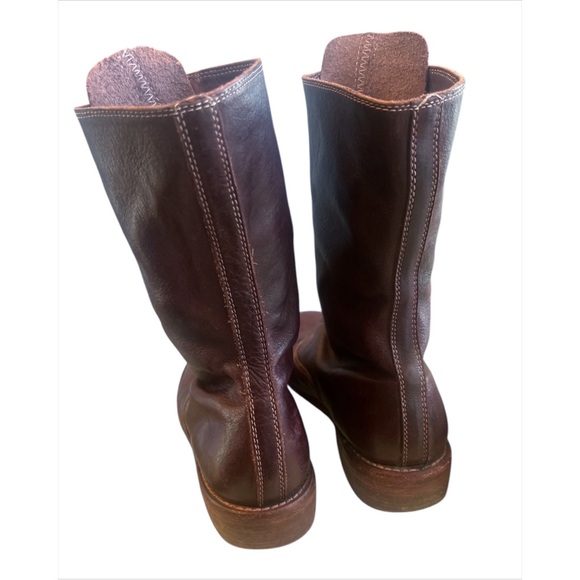 Guidi Front Zip 310 Soft Horse Leather Boots Cherry Cola Red Size 36/US Size 6 - Picture 4 of 8